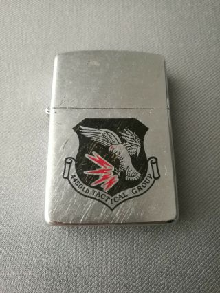 Vtg 1989 4450th Tactical Group / F - 117a Stealth Fighter 2 - Sided Zippo Lighter