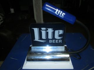 Vintage Miller Lite Beer Light/sign Rare Find