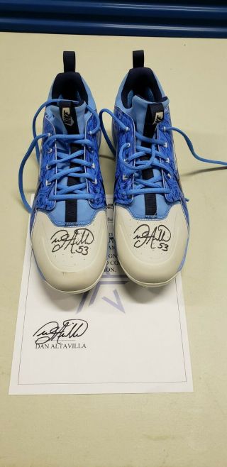 Dan Altavilla Mariners Game Autograph Fathers Day Cleats Rookie Mlb Rare