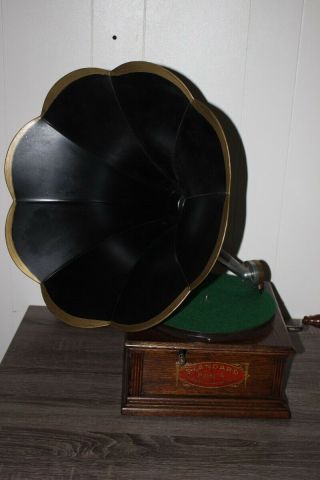 Antique Victor Model A Standard Talking Machine Victrola Phonograph Nr