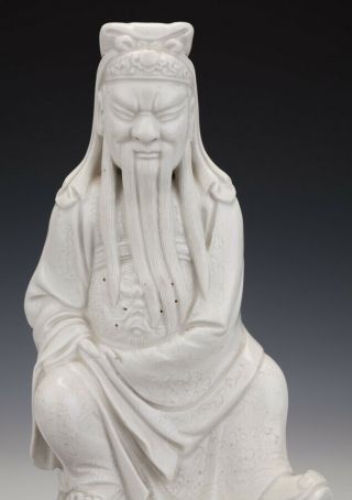 Great Chinese Porcelain Blanc De Chine Figure 18th Century - 21cm -