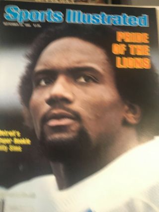 Sports Illustrated September 22,  1980 - Billy Sims