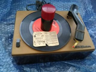 Vintage Rca Victor Victrola 45 Rpm Record Player 45 Turntable