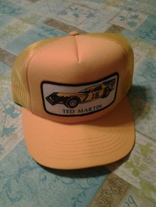Vintage Ted Martin 15 Racing Race Car Snap Back Adjustable Mesh Trucker Hat