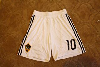 Landon Donovan 2011 L.  A.  Galaxy Match Worn Shorts With Year Tag