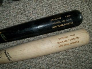 Angel Aguilar Game Baseball Bat - York Yankees