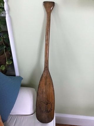 Vintage Totem Brand 36” Canoe Paddle,  Totem Pole Logo,  Very Lite