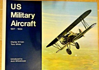 Vtg.  Wwi U.  S.  Military Aircraft 1917 - 1934 Book 12 Lg Art Prints Printed 1970