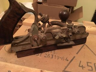 Antique Stanley Model No.  45 Plane Tool With 2 Boxes Of Blades And Extra Parts 3