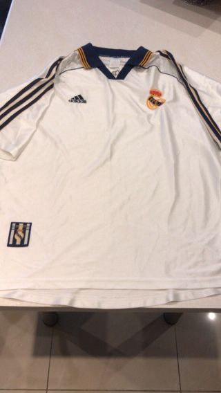 Real Madrid 100 Jersey Shirt Xl 1998/1999 Home
