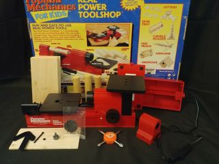 Rare Popular Mechanics For Kids Real Power Toolshop Vintage 4 Tools In 1
