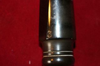 Rare Vintage Vandoren Paris 3 Alto Saxophone Mouthpiece 3
