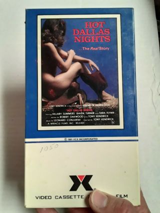 Hot Dallas Nights Vhs Rare Vintage Exploitation Sleaze Sov Vcx Video