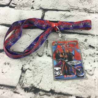Orange County Choppers Lanyard Oregon Lottery Promo And Collectors Card