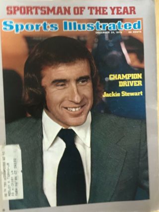 Sports Illustrated December 24,  1973 - Jackie Stewart