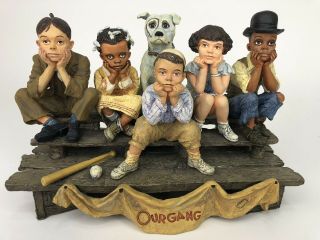 Vintage Little Rascals Our Gang Figure Statue Sculpture By King World
