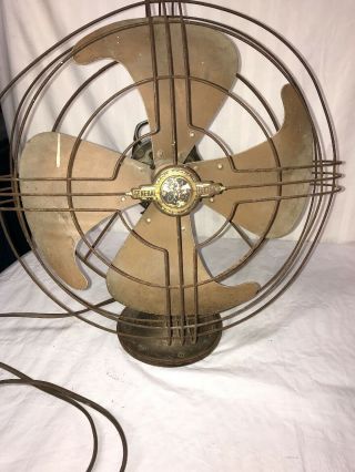 Vintage Antique Ge General Electric Vortalex Art Deco Electric Fan