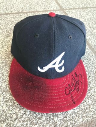 John Rocker Atlanta Braves Game & Signed Era Hat Cap W/ Loa