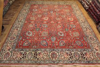 Antique Persian Tabriz Handmade Floral Carpet 400 X 300 Cm