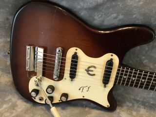 Cool Vintage 1962 Epiphone Olympic D Solid Body Electric Guitar -