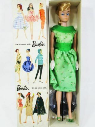 Mattel Vintage Barbie Japanese Ver.  Green Dress
