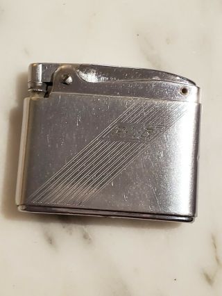 Vintage Ronson Adonis Stainless Steel Lighter