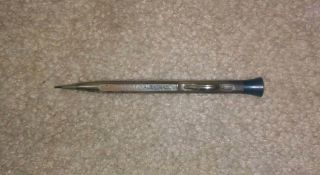 Vintage Early 1900s Sterling Silver Mechanical Pencil Marked 900 Embossed