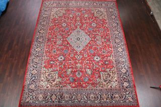 Vintage Exceptional Floral 10x13 Sarouk Persian Oriental Area Rug Wool Carpet 2