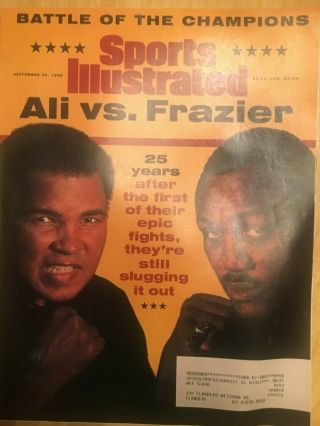 Sports Illustrated September 30,  1996 - Muhammad Ali / Joe Frazier