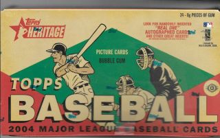 2004 Topps Heritage Baseball Hobby Box