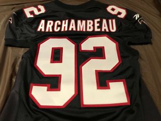 1997 Authentic Atlanta Falcons Game Issued/worn Jersey Sz 48,