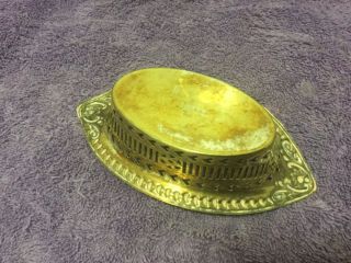 Very Good Vintage Silver Plate Sweet Dish,  Basket.  Dressing Table Tray