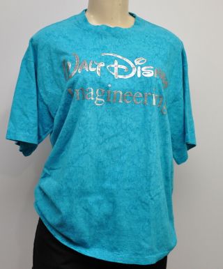 Walt Disney Imagineering Vintage Shirt Size Medium Made In Usa Cotton 90 