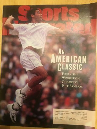 Sports Illustrated July 14,  1997 - Pete Sampras
