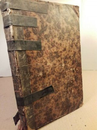 Holy Bible Commentary From Henry And Scott Genesis To Deuteronomy 1840s Illustd