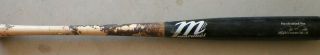Mikie Mahtook Detroit Tigers Game Cracked Marucci Bat