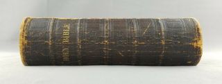 Holy Bible King James Version (antique Leather,  1860) Kjv American Bible Society