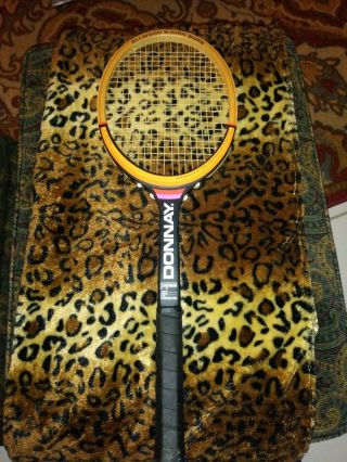 Vintage Donnay Bjorn Borg Tennis Racket Racquest Allwood - Immaculate