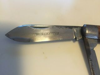 Antique Winchester 2 Blade Pocket Knife Sharpened N Ready To Go Haven 1950s?