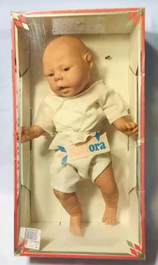 Vintage Migliorati Newborn Doll,  Anatomically Correct Boy Doll,  Italy