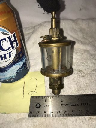 Michigan Lubricator Co Detroit No.  1 1/2 X48a Oiler Hit Miss Gas Engine Antique