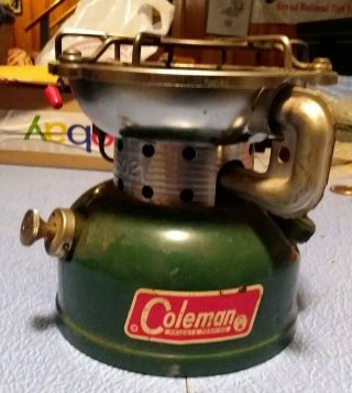 Vintage Coleman 502 Sportster One Burner Stove - Very Good