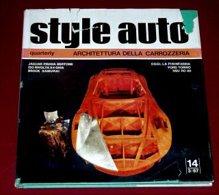 Style Auto 14 Architettura Della Carrozzeria - Hardbound 1967 W Dj - English Ed