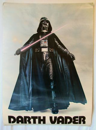 Star Wars Vintage Movie Poster Darth Vader 1977 Factors 20x28