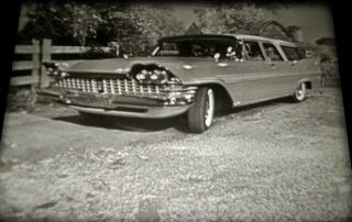16mm Tv Commercial: 1959 Plymouth Wagon Vintage Network Live Kine Ad - Rare