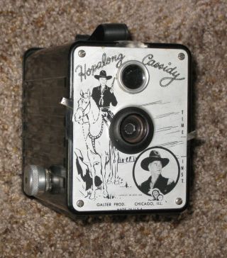 Vintage Hopalong Cassidy Camera By Galter Prod.  Of Chicago,  Il