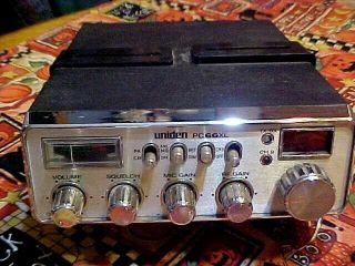 Looking Vintage Uniden Pc66xl 40 Channel Mobile Cb Radio