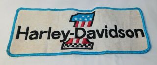Rare Old Harley Davidson Motorcycle 1 Advertising Back Patch