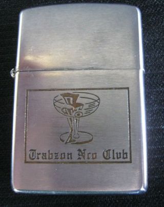 Vintage Military 1966 Zippo Cigarette Lighter From Nco Club