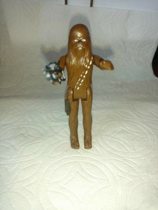 Vintage 1977 Kenner Star Wars Tw Chewbacca & Bowcaster Complete First 12 Taiwan